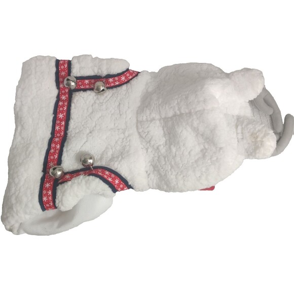 Dog Costume Workshop White Reindeer with Bells, Size Small - New - Picture 9 of 9